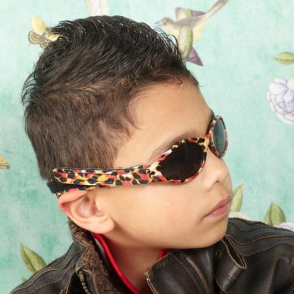 Boy in Adventure Banz Zoo sunglasses