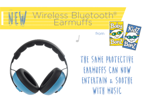 Soothe and entertain with Banz Safe 'n' Sound Earmuffs
