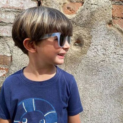 Boy wearing JBanz Chameleon sunglasses