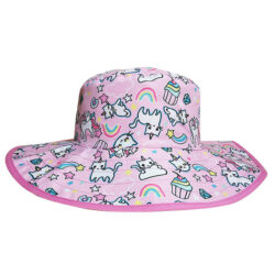 Reversible Sunhat Cats & Unicorns